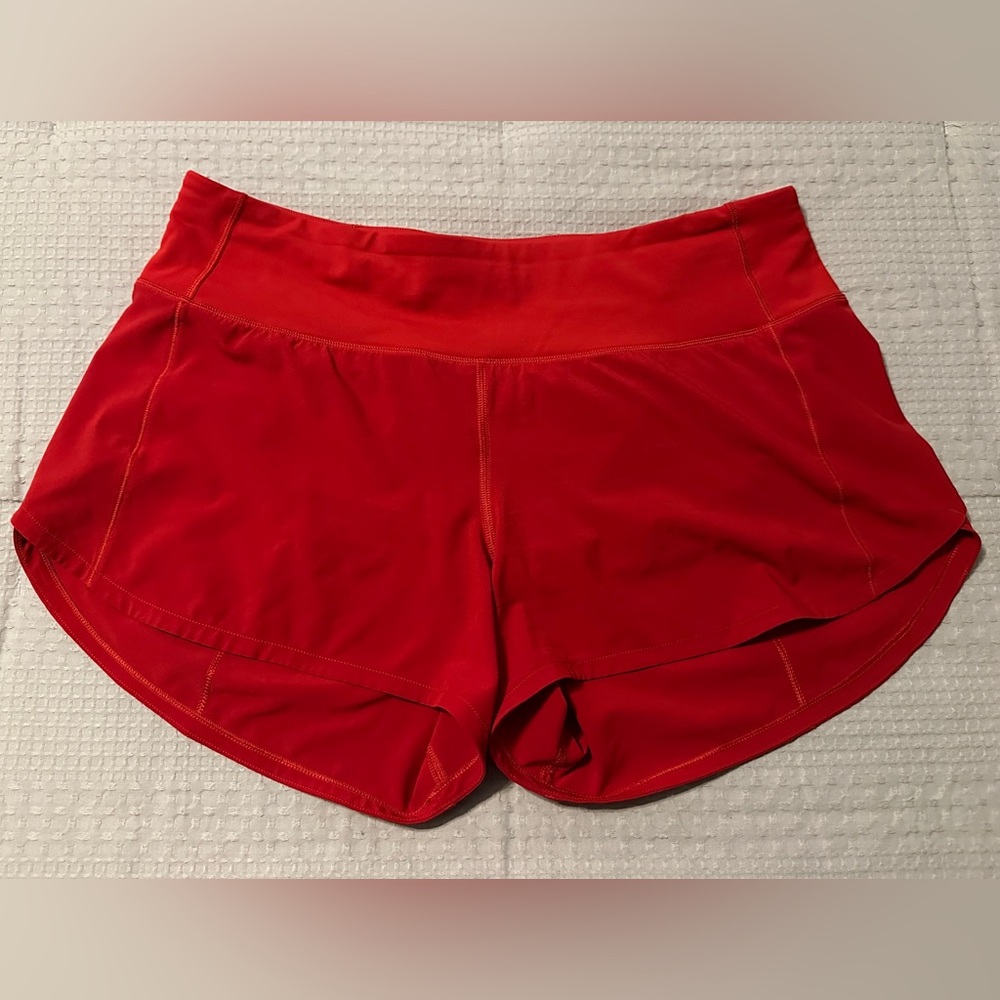 Lululemon Speed Up Mid-Rise Lined Short 4”